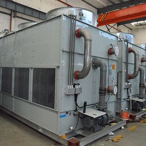 Closed Steel Square Combined Flow Evaporative Water Cooler Hybrid Cooling Tower