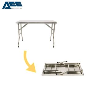 Heavy Duty Steel Folding Worktable for Commercial Kitchens