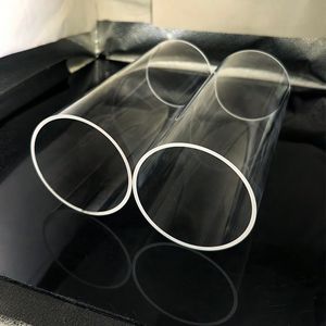 High Quality Full Size Fused Quartz Tube Fire Polishing Heat Resistant Quartz Tube Open Head UV Quartz Glass Tube