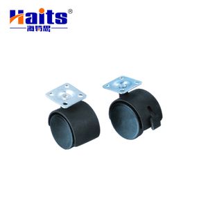 Furniture Fittings Swivel Type Wheel Caster Flat Nylon Wheel China Wholesale Factory