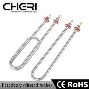Custom 12V 24V 48V 40W 60W 80W 100W Stainless Steel Tubular Pencil Air Electric Cartridge Heater for U-Shaped Boiling Water