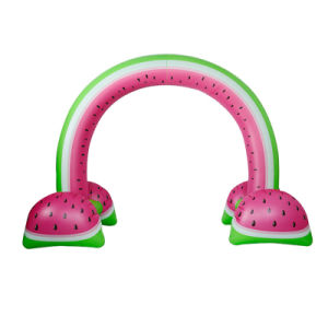Inflatable Arch Outdoor Toy Splashing Water Game Toys Watermelon Inflatable Sprinklers