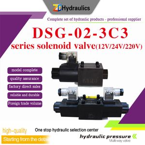 Precision DSG-02-3c3 Hydraulic Solenoid Valve for Optimal Fluid Control