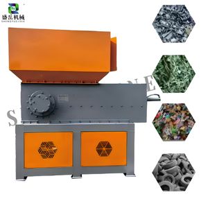 High-Performance Single Shaft Shredder for Rubber Tire Scrap Metal Waste Plastic
