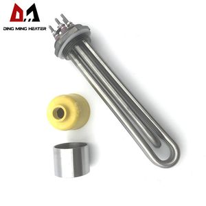 220V Industrial Water Coil Electric 9kw Stainless Steel Immersion Heaters for Water