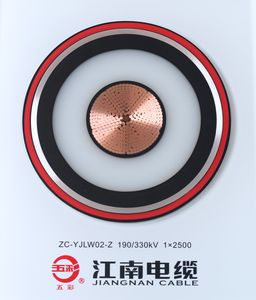 Jiangnan High Voltage 1000mm2 25kv 22kv 150 Kv 220kv Copper Power Transmission Cable Price