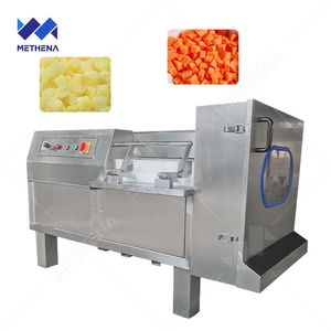 High Efficiency Multi-Functional Industrial Commercial Automatic Electric Fruit and Vegetable Sweet Potato Frozen Meat Prawn Dicing Cutting Machine