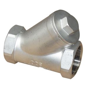 Investment Casting Duplex Stainless Steel 2205 or 2507 or Hastelloy C or Alloy Steel Y Strainer NPT or BSPT Threaded End 800psi
