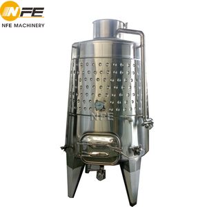 Stainless Steel Tapered Wine Tank Winery Tank SS304 Wine Fermentation Tank for Sale
