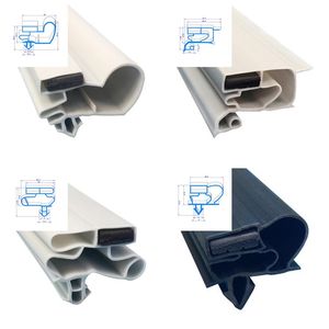 Good Quality Fridge Refrigerator PVC Rubber EPDM TPE Custom Color Gray Black Universal Freezer Door Gasket Sealing with Magnetic