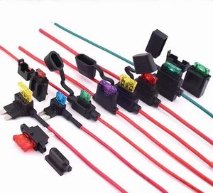 Automotive Mini Copper Wires Waterproof Inline Fuse Holder for Car Boat