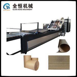 High Speed Corrugated Cardboard Lamination Servo Flute Laminator Machine