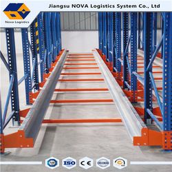 Commercial Radio Shuttle Racking Pallet Runner Racking