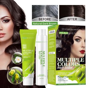 Natural Black Hair Dye Permanent Color for Men and Women