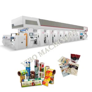 Arc System Computer Control Electronic Shaft Type High Speed Plastic BOPP Pet OPP CPP MPET PVC Mopp Shrink Film Rotogravure / Roto Gravure Printing Machine