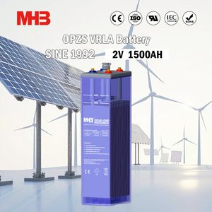 Mhb Long Life Opzs Lead Acid Flooded Battery Solar Battery 2V 1500ah