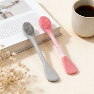Dual-Function Silicone Facial Cleansing Brush and Mask Applicator