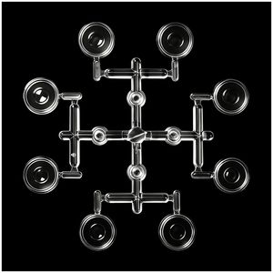 Optical Grade Clear PC Material 8-Cavity Precision Mirror Polishing High Transparency Plastic LED Lens Plastic Injection Mould