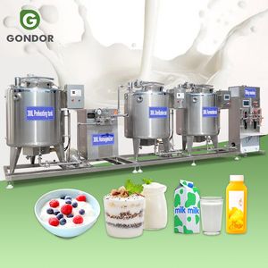 Small Scale Yoghurt Automatic Full Processor Machine Process Make Price Dairy Fresh Milk Greek Yogurt Production Line