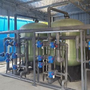 Large Scale Industrial Softened Water Treatment Equipment Boiler Well Water Resin Tank Scale Filtration Water Purifier