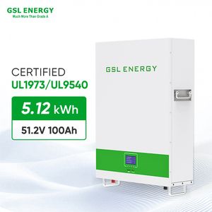 Gsl Energy off Grid Energy Storage Powerwall 48V 5kwh 10kwh 100ah 200ah Home Solar System LiFePO4 Battery