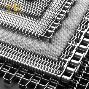 Stainless Steel Mesh Belt 304/316 High-Temperature Resistant Cooling Systems Bakery Industries