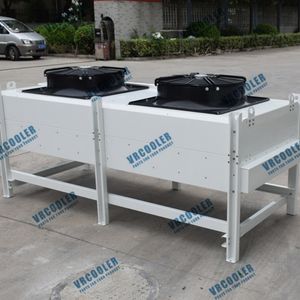 Copper Tube Aluminum Fin Dry Cooling System Adiabatic Cooler for Data Center