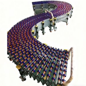Portable Telescopic Roller Conveyor for Dock Operations with Height Adjustable Legs