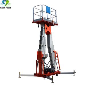 6m to 20m Dual Mast Lift Aerial Work Platform Manlift with Ce