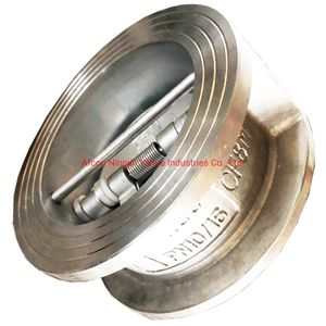 ANSI Stainless Steel Dual Plate Butterfly Check Valve for Marine