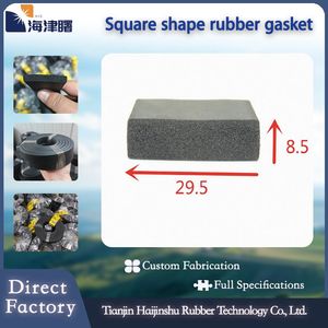 Self-Adhesive Flat EPDM Rubber Seal for Marine Equipment Waterproof Protection