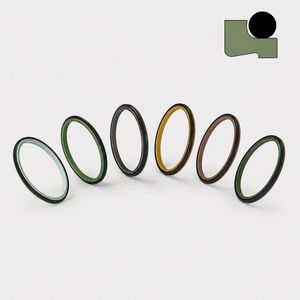 Low Friction Wear Resistant Gsz2 Hydraulic Wiper Seal Ring for Forklift Cylinders
