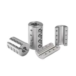 Custom Aluminum Alloy Rigid Coupling, Engraving Machine Stepper Servo Motor Lead Screw High Torque Integrated Rigid Coupling