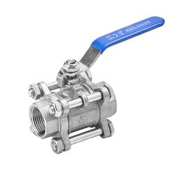 High-Quality 3 Piece Type 304/316 Stainless Steel Ball Valve