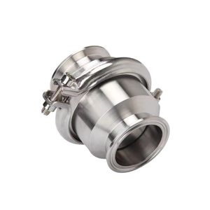 Sanitary Stainless Steel Clamp Non Return Check Valve for Pharmacy Industry