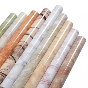 New Arrival Hihg Glossy Marble Color Permanet Glue Self Adhesive Film for Furniture Wall Sticker