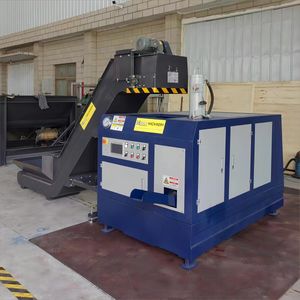 Horizontal Hydraulic Scrap Briquette Machine for Waste Metal Aluminum Copper Chips with Liquid Separation