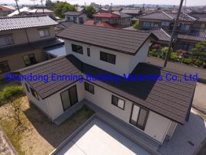 1340mm Metal Building Materials Tin Roof Mixed Colorful Stone Coated Steel Roofing Tiles