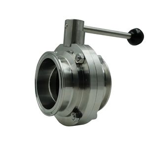 Sanitary Stainless Steel 304/316 Manual Tri Clamp Butterfly Valve with Pull Handle
