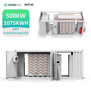 Hitek 20FT Hybrid Solar Energy System 0.5mwh 500kwh 1mwh Outdoor Energy Storage Container