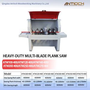 Woodworking Heavy-Duty Multi-Blade Plank Saw for Furniture Manufacturing