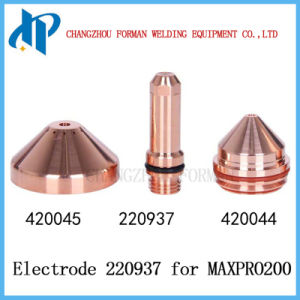 220937 420044 420045 220521 220834 220937 420066 420067 420793 Plasma Cutting Torch Consumables Electrode for Maxpro 200 200A Gouging