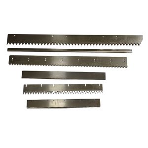 Serrated Blade Packaging Machine Spare Parts Cutting Knife/Industrial Blade of Manufacturing & Processing Machinery Slitting Knife Tool Accessories