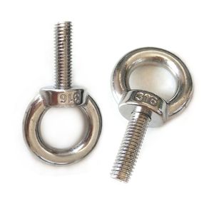 304 Stainless Steel Eye Nuts M5 M6 M8 Customized Link Bolt