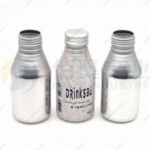 330ml Empty Beverage Aluminum Bottles with 38mm Lids