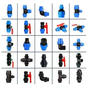 25mm Irrigation System HDPE Compression Fitting PP Material