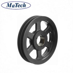 OEM Industrial Sand Casting Ht200 Ht250 Gray Iron Transmission Timing Belt Pulley