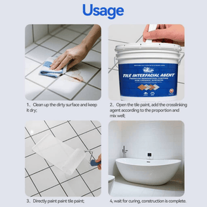 Tile Interfacial Agent Paint for Stunning Decorative Floor Tile Renovation