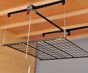 Manufacturer Warehouse Metal Adjustable Garage Ceiling Storage Rack