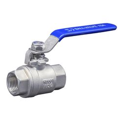 Superior Heavy Duty Stainless Steel Durable Leak Proof 2-PC Ball Valve